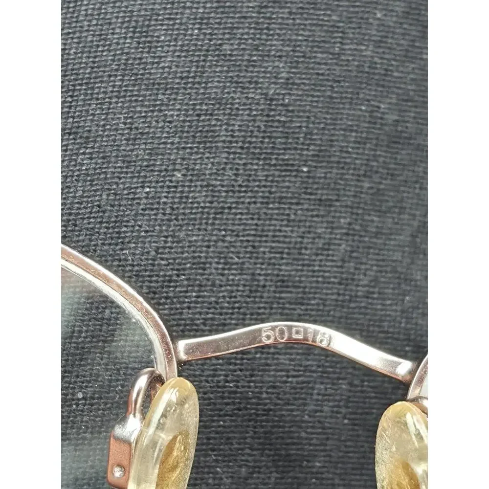 Anne Klein Eyeglasses AK9038 K1536-S Satin Cola Oval Half Rim Metal Frame...